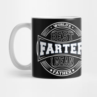 World's Best Farter I Mean Father Father's Day Retro Dad Mug